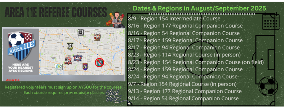 Area Referee Training 